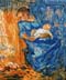 Reproductions and Copies of masterpieces oil on canvas Vincent Van Gogh revisited by Ida Parigi’s paintings: The Man is at Sea (after Demont-Breton)